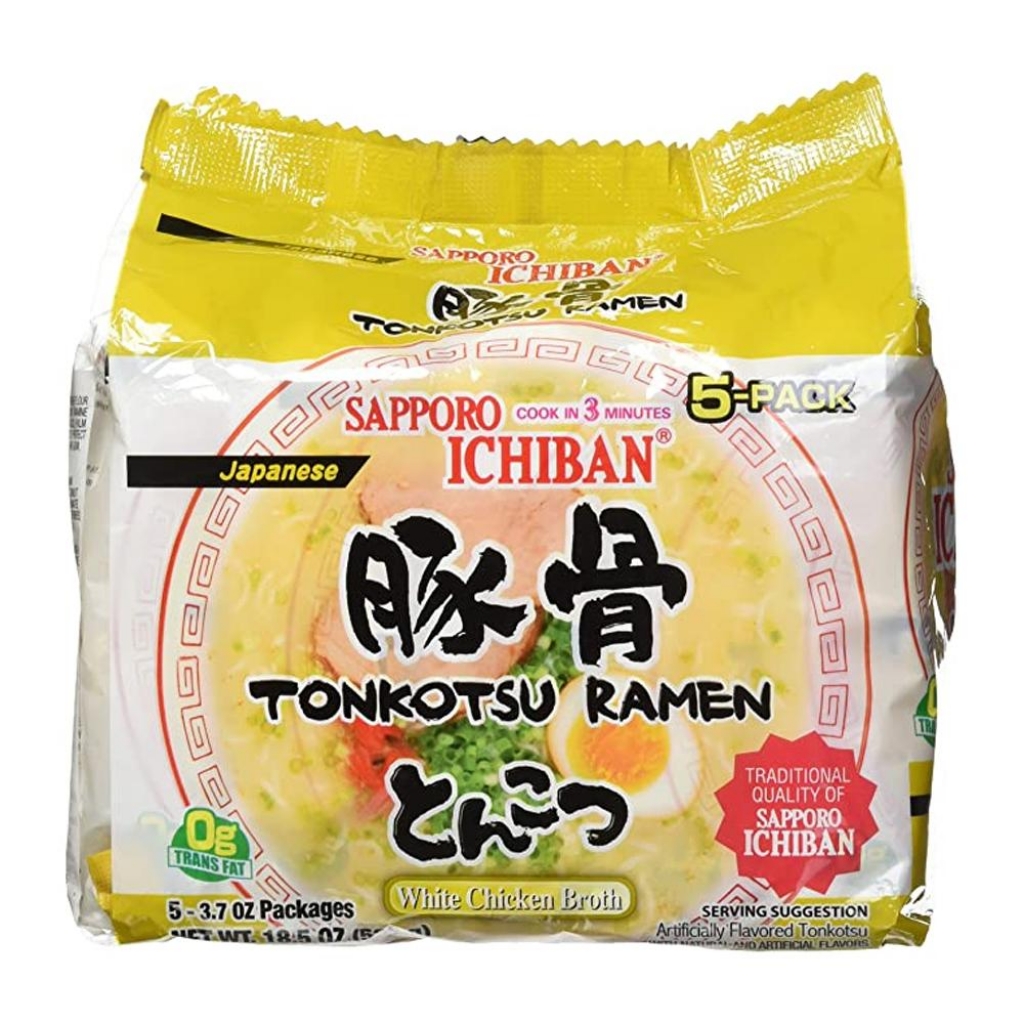 Ichi Tonkotsu Ramen Noodles - 5 Pack, 18.5 oz