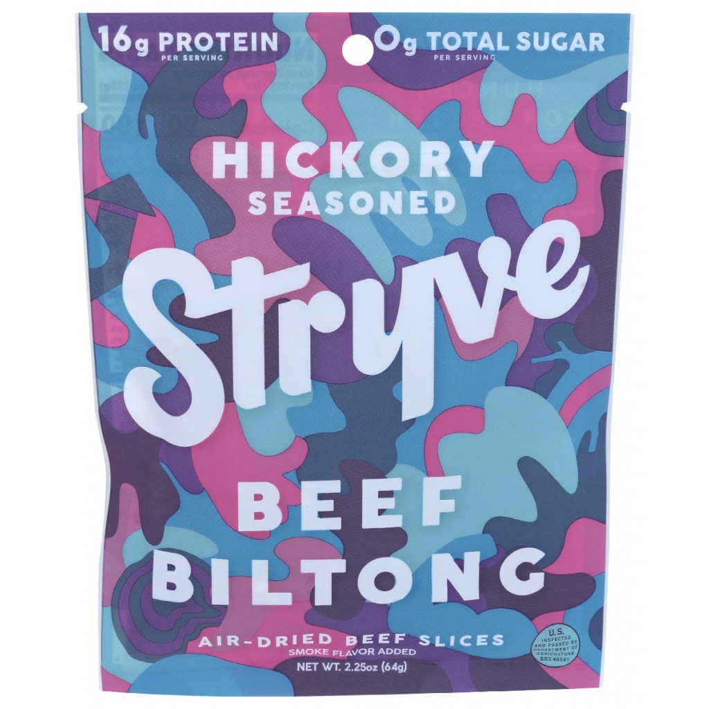 Hickory Smoked Sliced Biltong - 2.25 oz