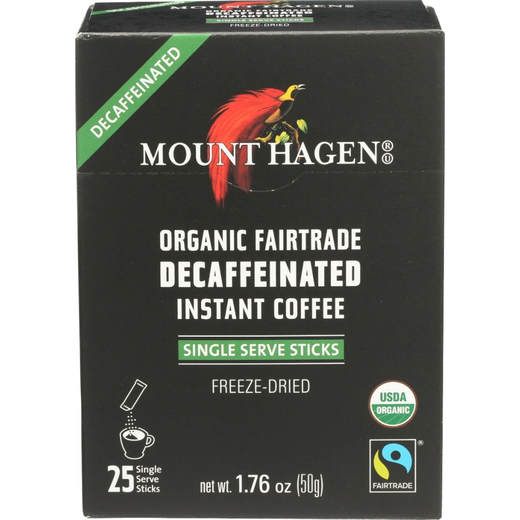 Organic Instant Decaffeinated Coffee Sticks - 1.76 oz