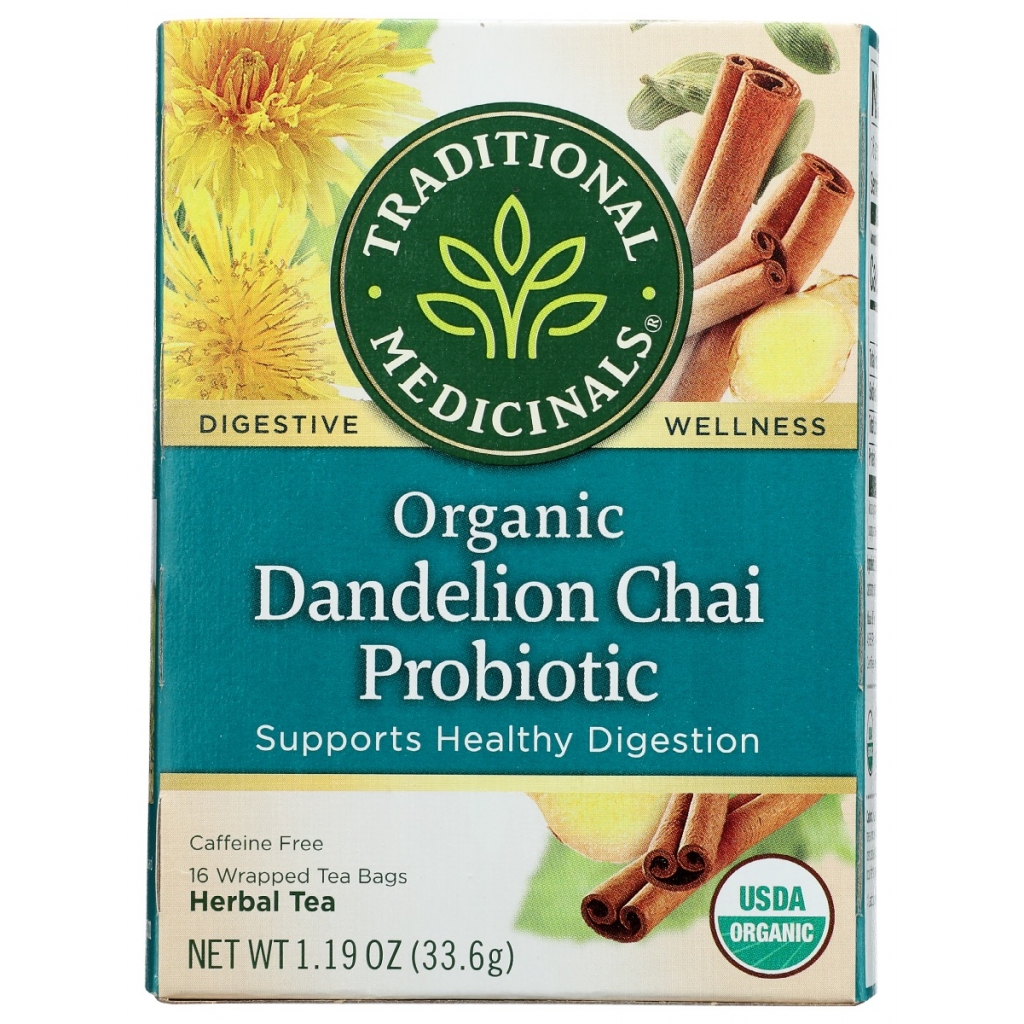 Chai Dandelion Probiotic Tea - 16 bags