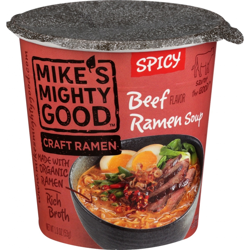 Gourmet Spicy Beef Ramen Noodle Soup Cup - 1.8 oz