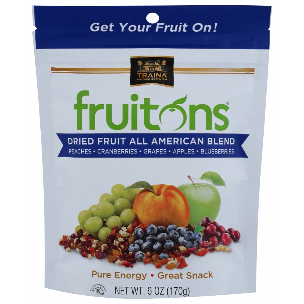 Tasty Fruitons Dried Fruit All American Blend - 6 oz.