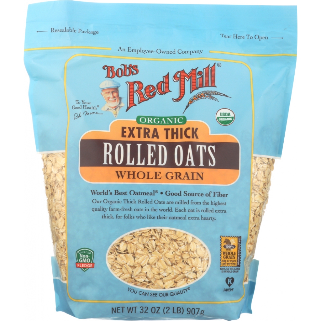 Organic Extra Thick Rolled Oats - 32 oz