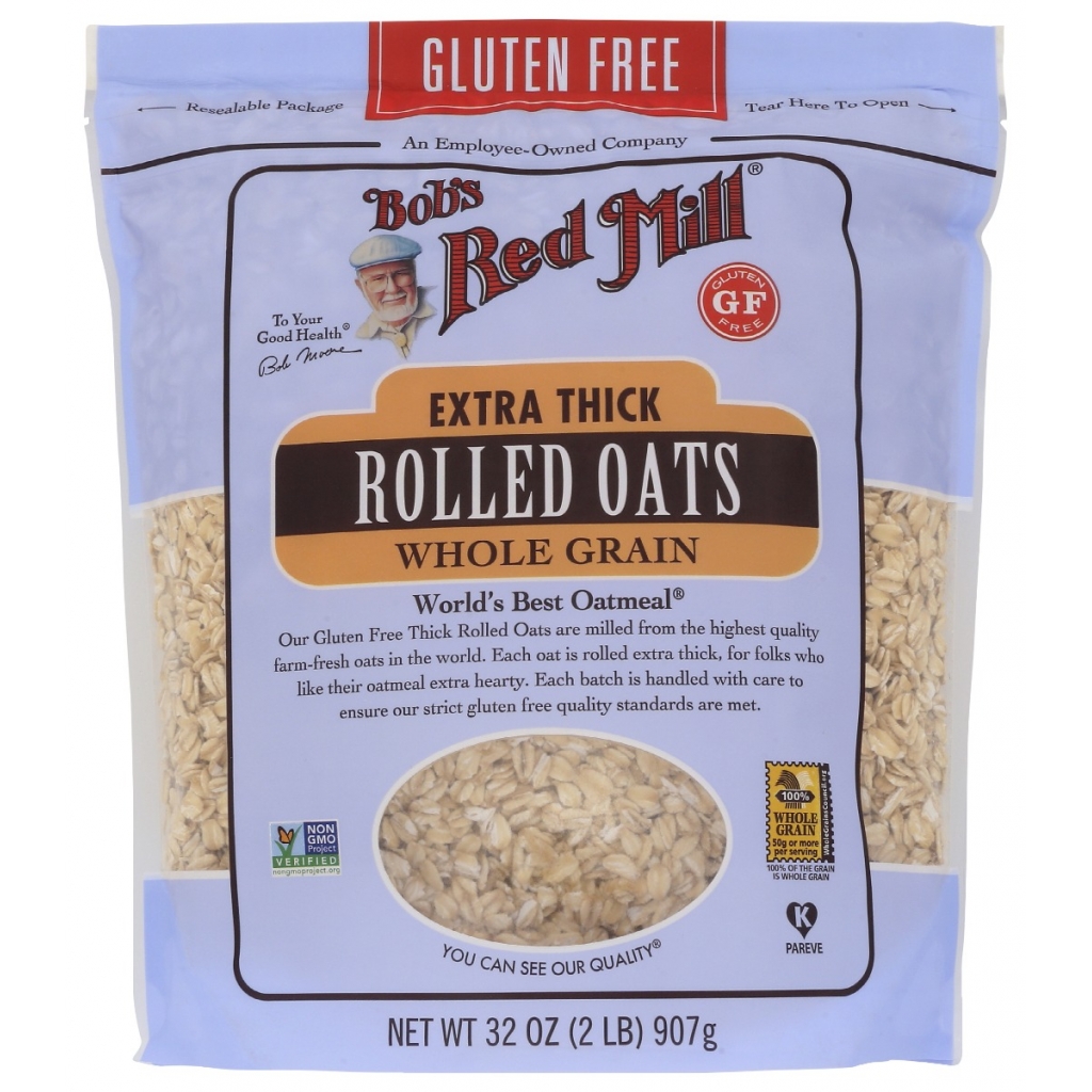 Gluten-Free Extra Thick Rolled Oats - 32 oz