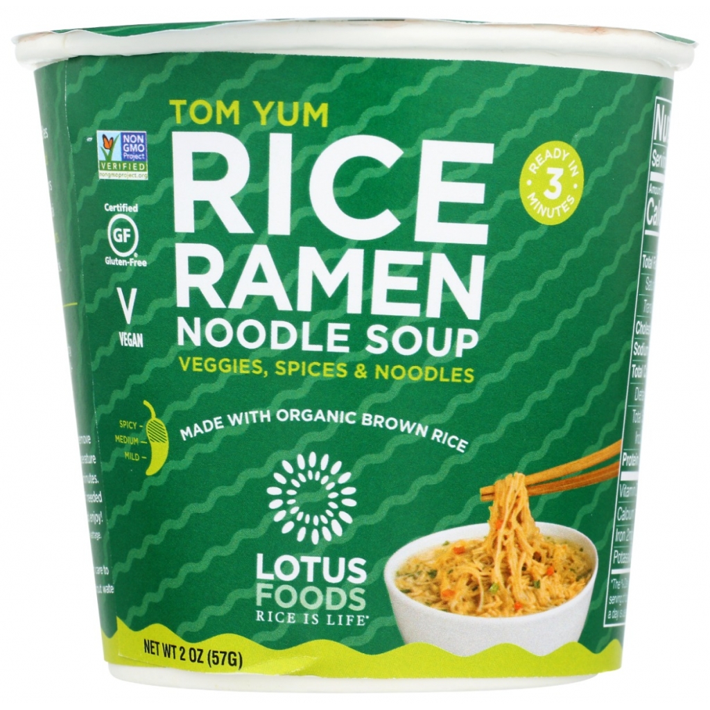 Tom Yum Rice Ramen Noodle Soup, 2 oz