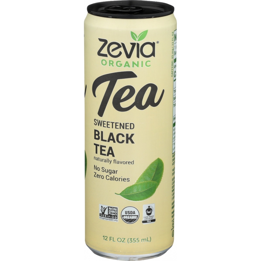 Zevia Organic Black Tea - 12 FO