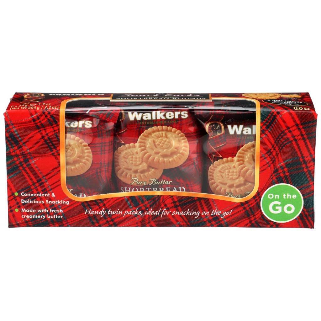 Walkers Shortbread Snack Pack - 7.2 oz