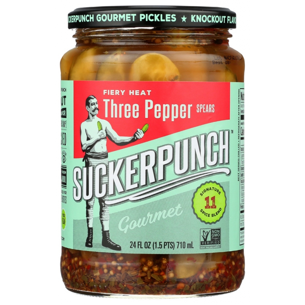 Fiery Three-Pepper Spears - 24 oz.