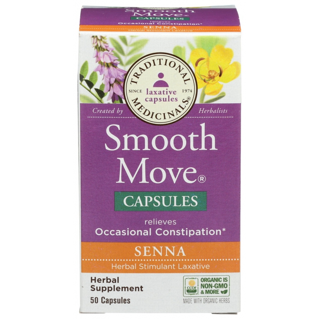 Smooth Move Senna Extract Capsules - 50 Capsules