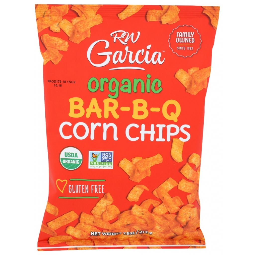 Organic BBQ Corn Chips - 7.5 oz