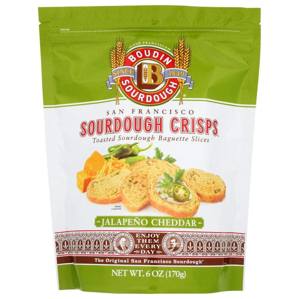 Jalapeno Cheddar Sourdough Crisps - 6 oz