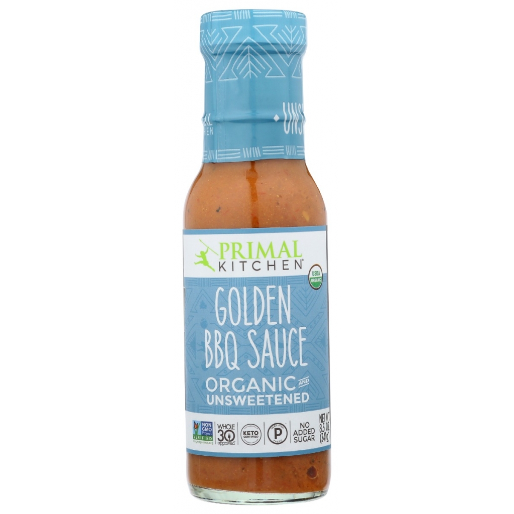 Organic and Unsweetened Golden BBQ Sauce - 8.5 oz