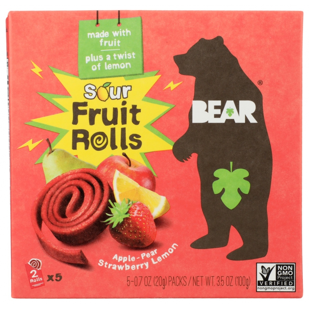 Strawberry Lemon Fruit Rolls - 3.5 oz