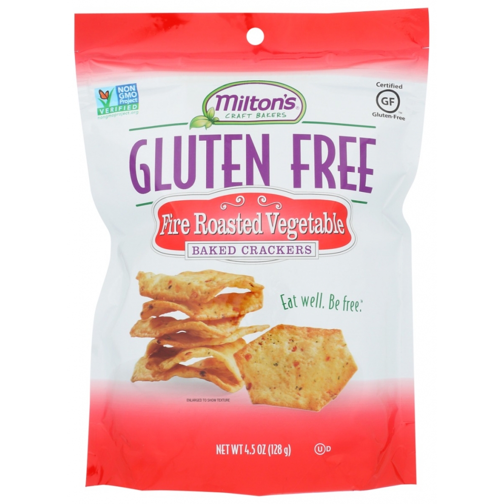 Milton’s Gluten-Free Fire Roasted Vegetable Crackers - 4.5 oz