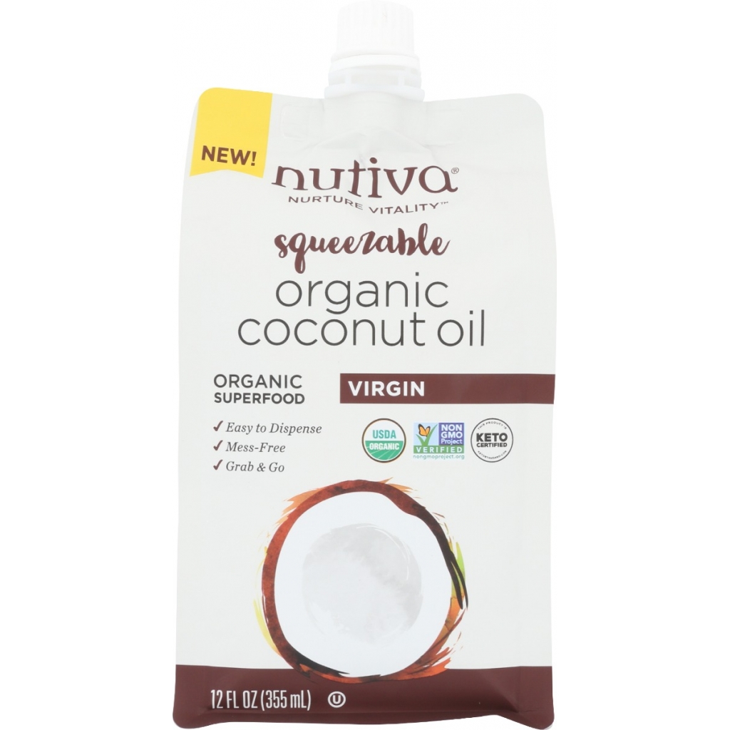 Squeezable Organic Virgin Coconut Oil - 12 oz