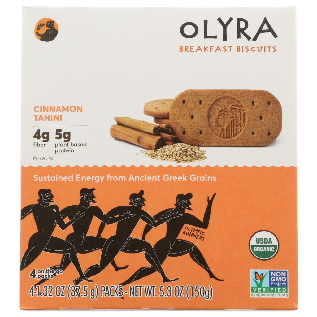 Cinnamon Tahini Breakfast Biscuits - 5.3 Oz