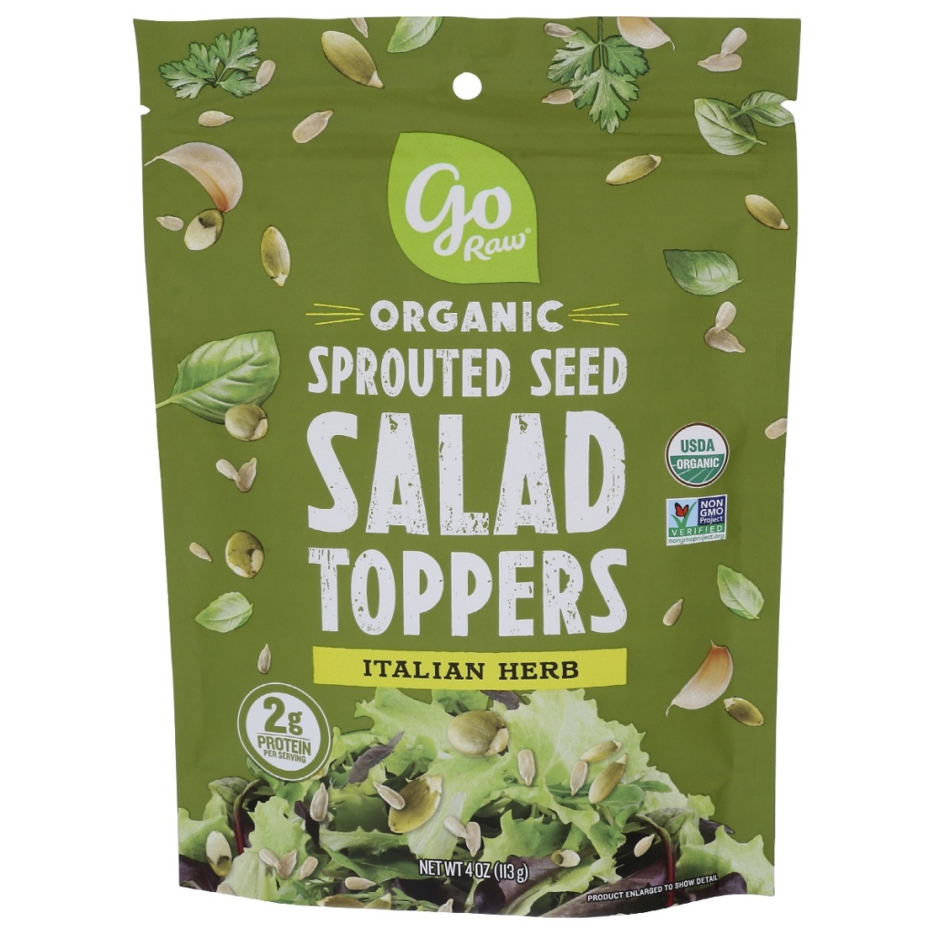 Italian Herb Sprouted Salad Toppers - Flavorful Addition