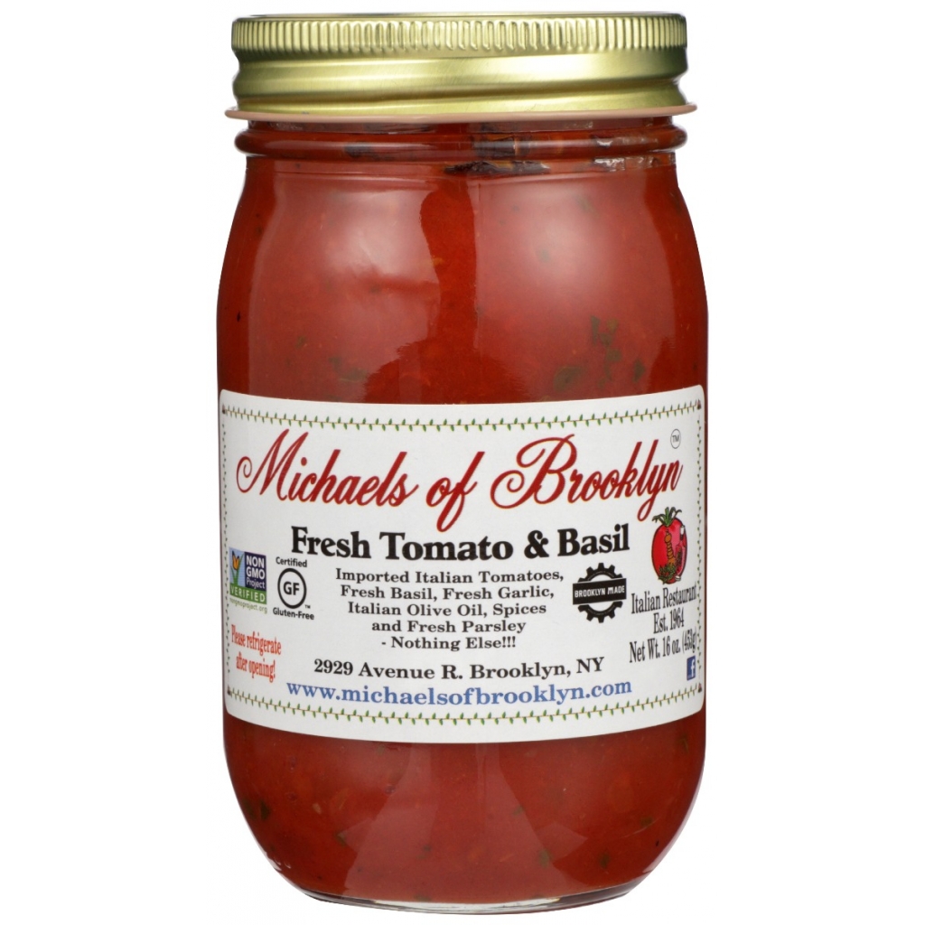 Fresh Tomato & Basil Pasta Sauce - 16 oz