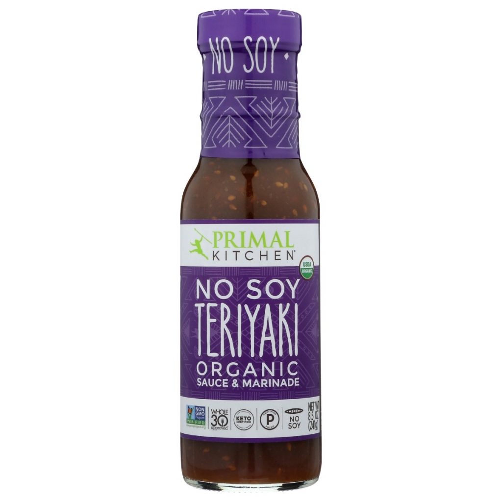 Organic No Soy Teriyaki Sauce and Marinade, 8.5 oz