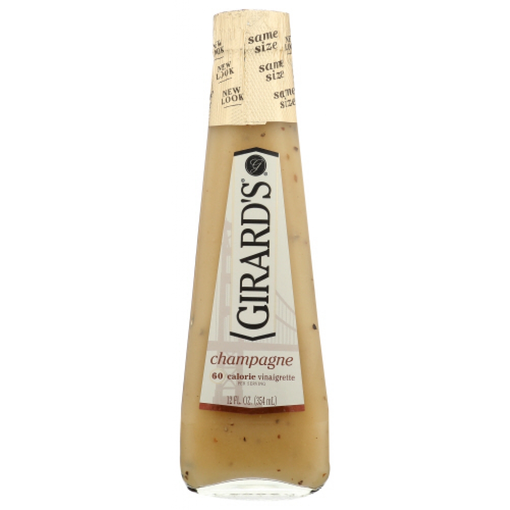 Premium Champagne Vinaigrette - 60 Calorie Dressing, 12 oz