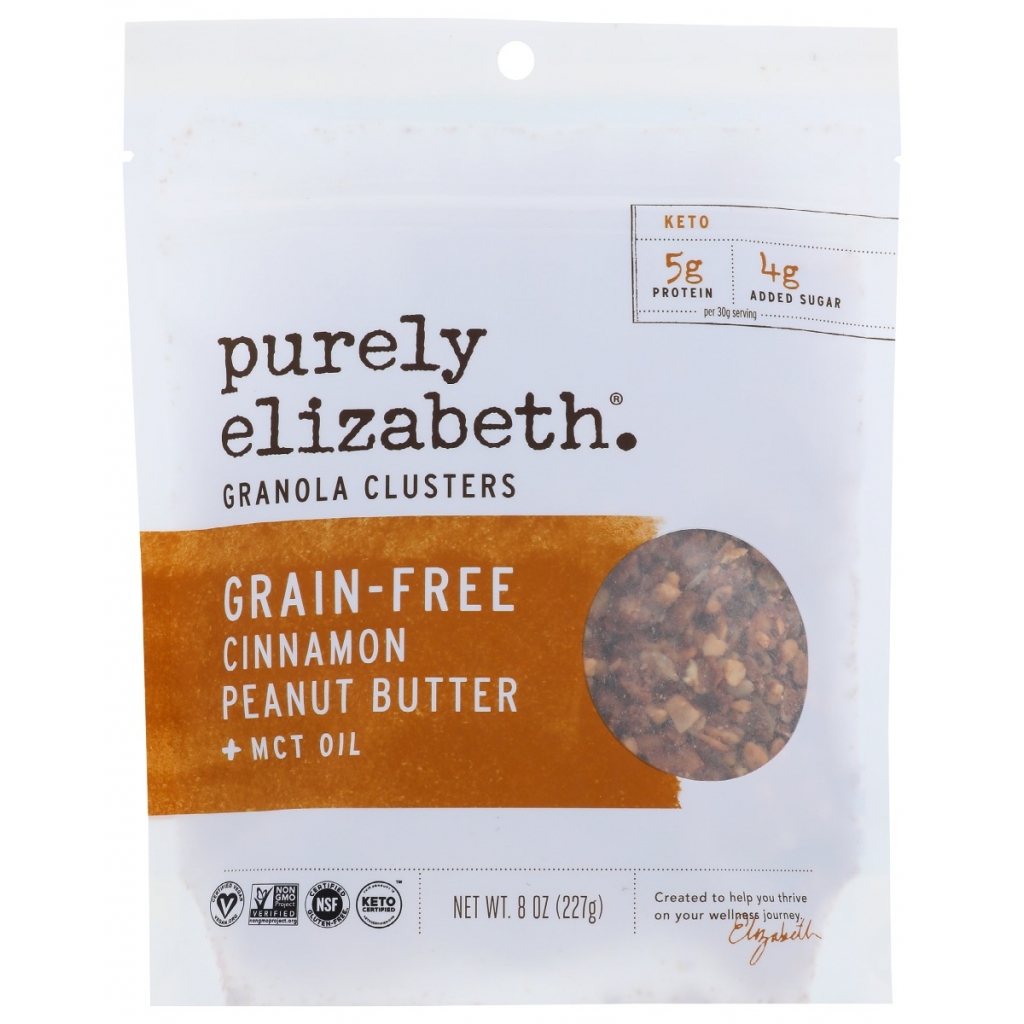 Peanut Butter Cinnamon MCT Granola - 8 oz