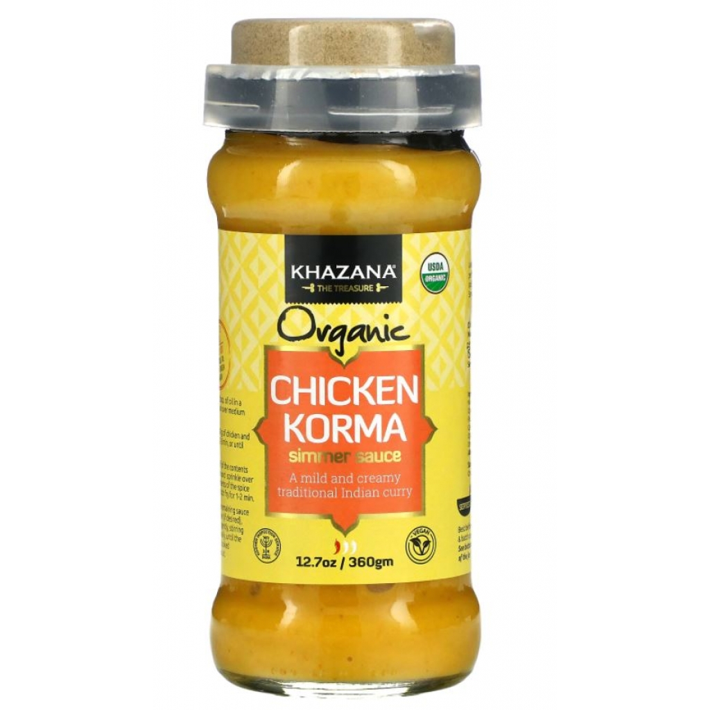 Chicken Korma Simmer Sauce – 12.7 oz Convenient Indian Cooking