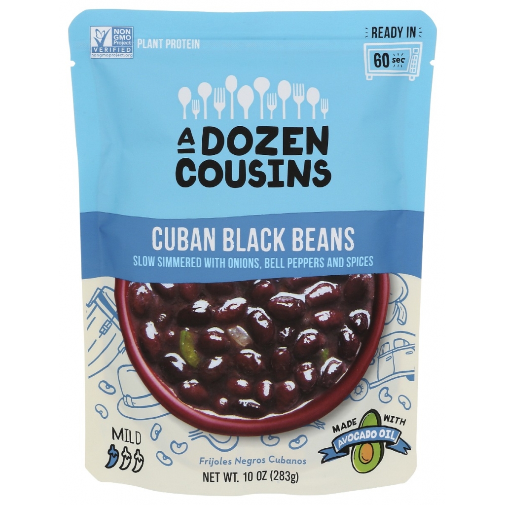 Organic Cuban Black Beans – 10 oz Ready-to-Eat