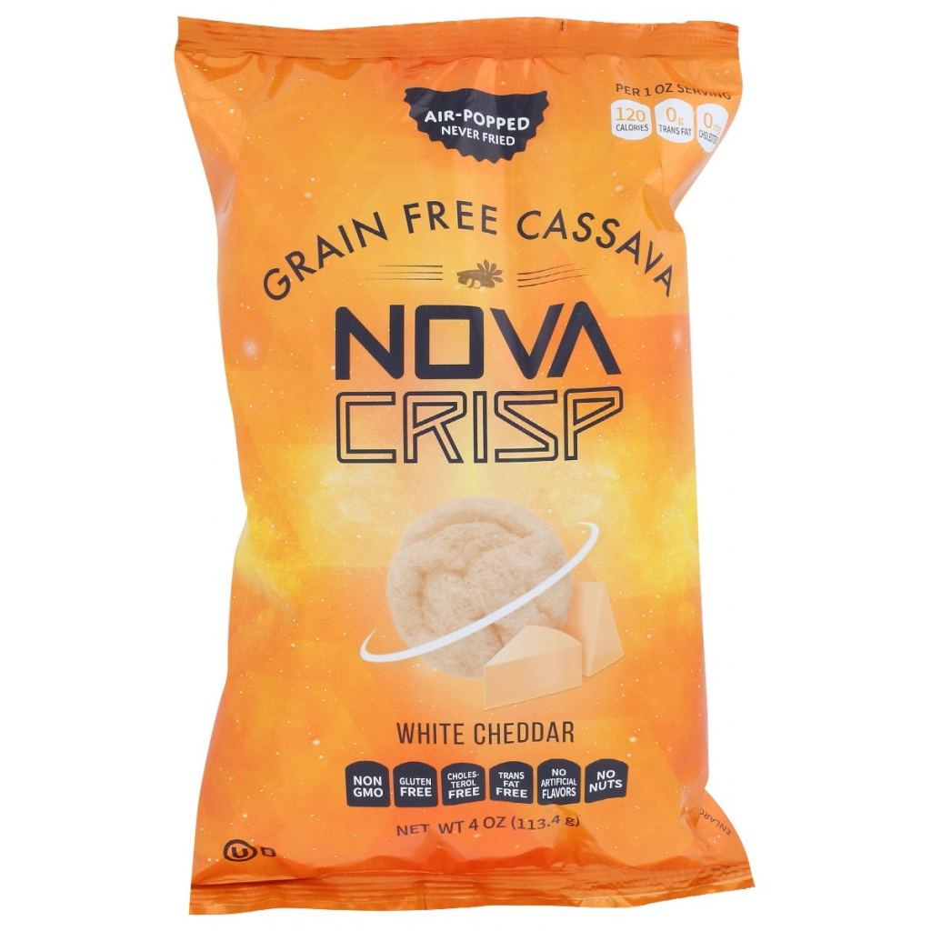 Grain-Free Cassava White Cheddar Chips, 4 oz