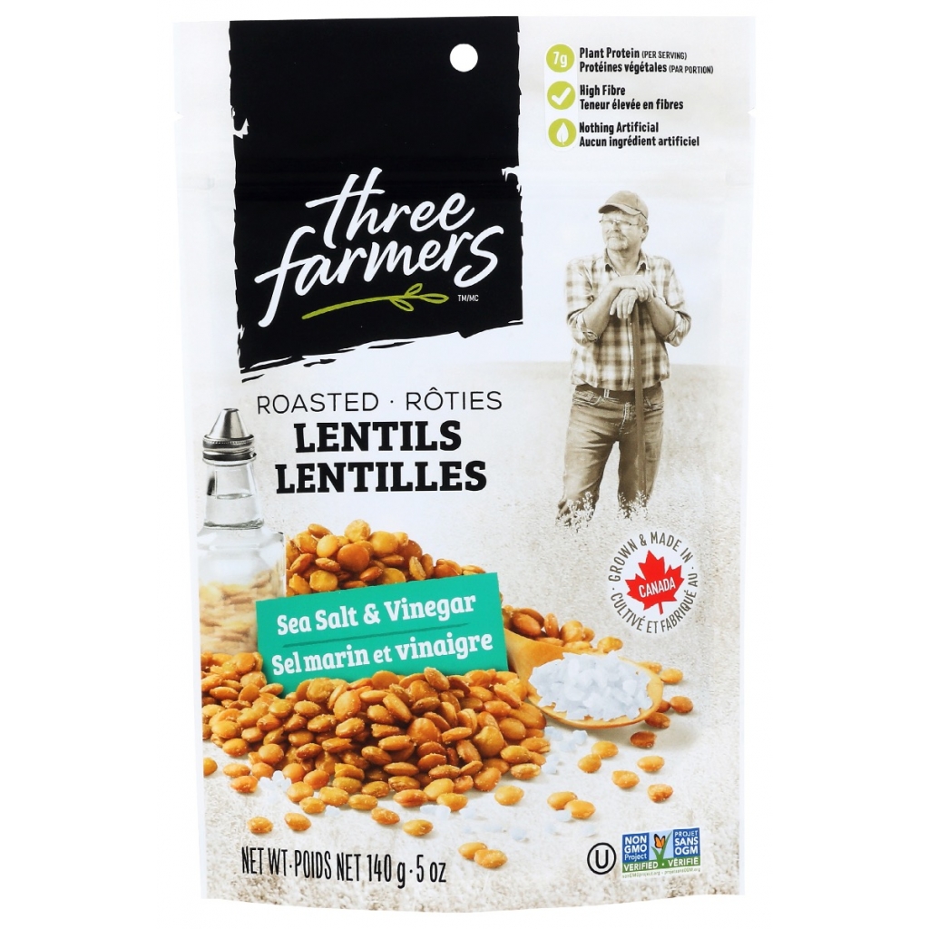 Snack Lentils with Sea Salt & Vinegar, 140 gm