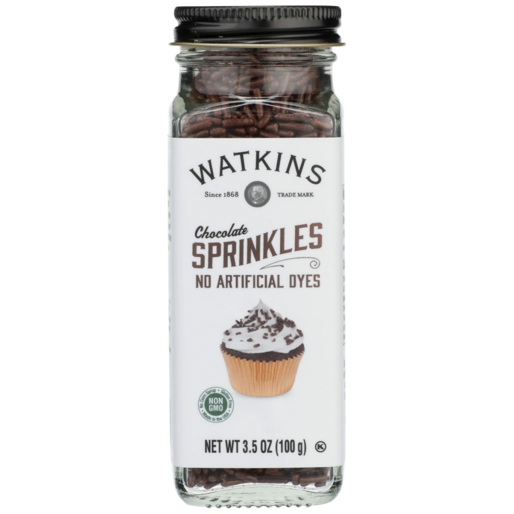 Natural Decorating Sprinkles Chocolate, 3.5 oz