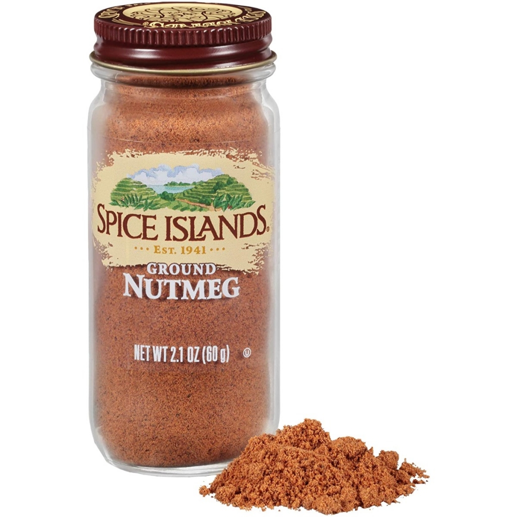 Ground Nutmeg Seasoning, Aromatic Spice, 2.1 oz