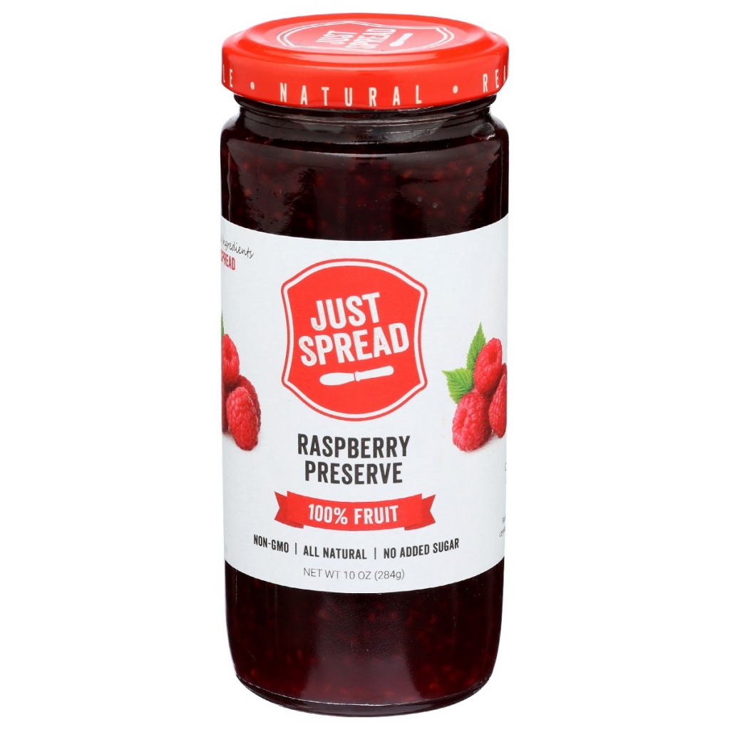 All-Natural Raspberry Fruit Preserve – 10 oz