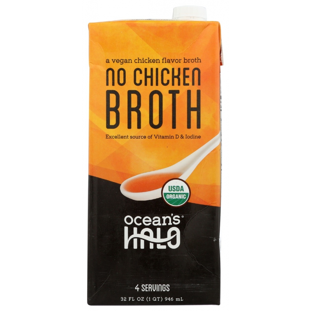 Flavorful Organic No Chicken Broth, 32 oz