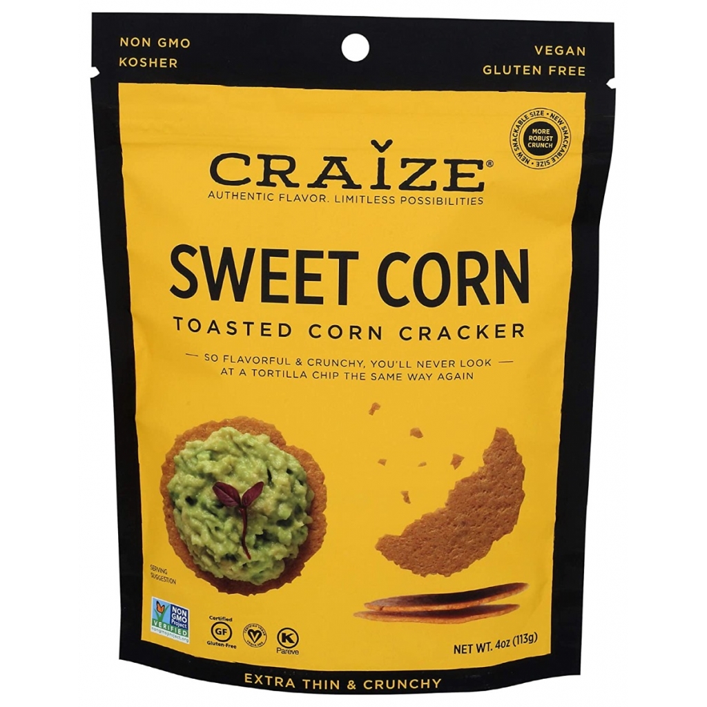 Sweet Corn Crackers - 4 oz