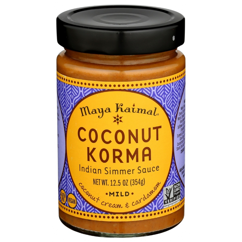 Maya’s Coconut Korma Sauce, 12.5 oz - Comforting Curry Sauce