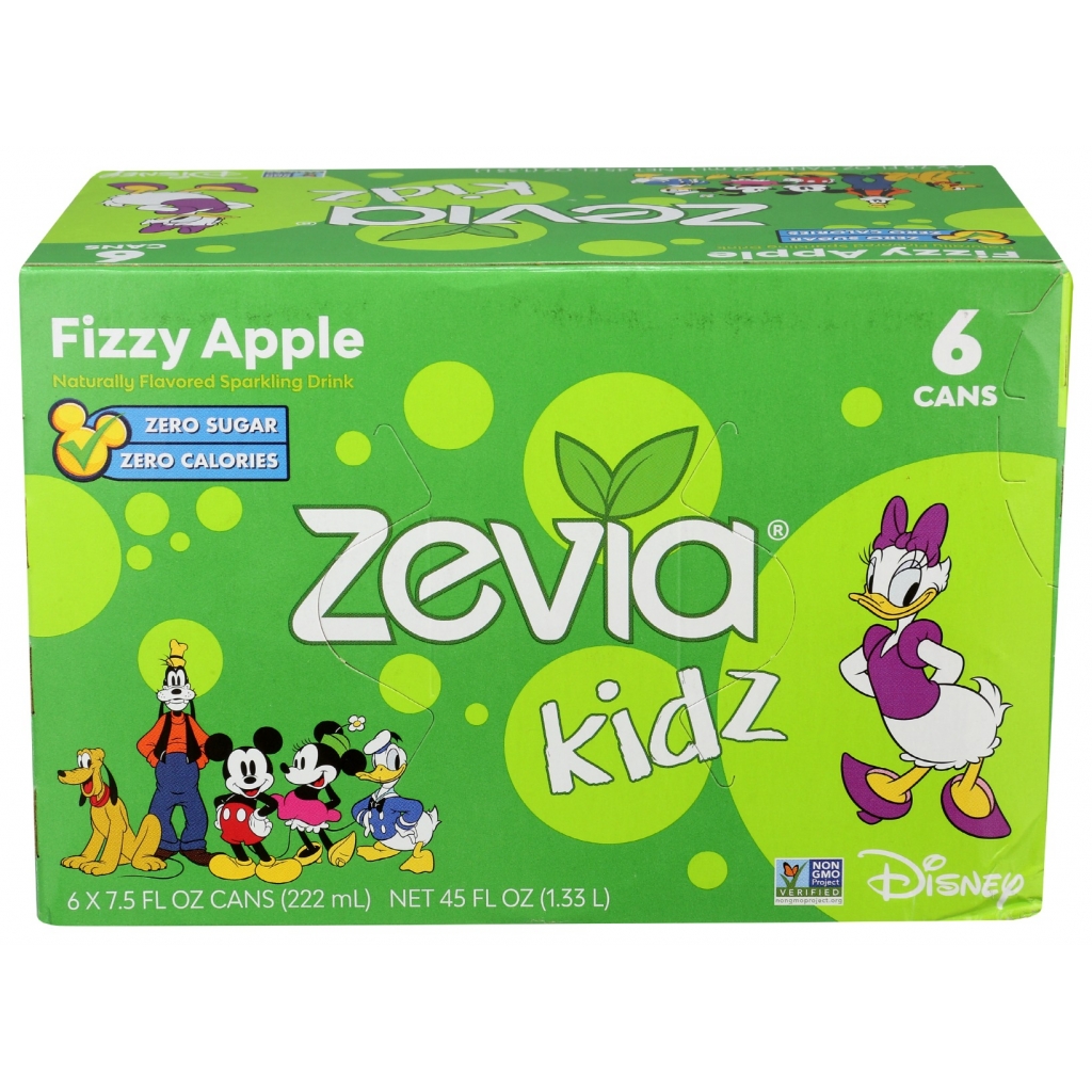 Kidz Fizzy Apple Beverage - 6 Pack, 45 fl oz