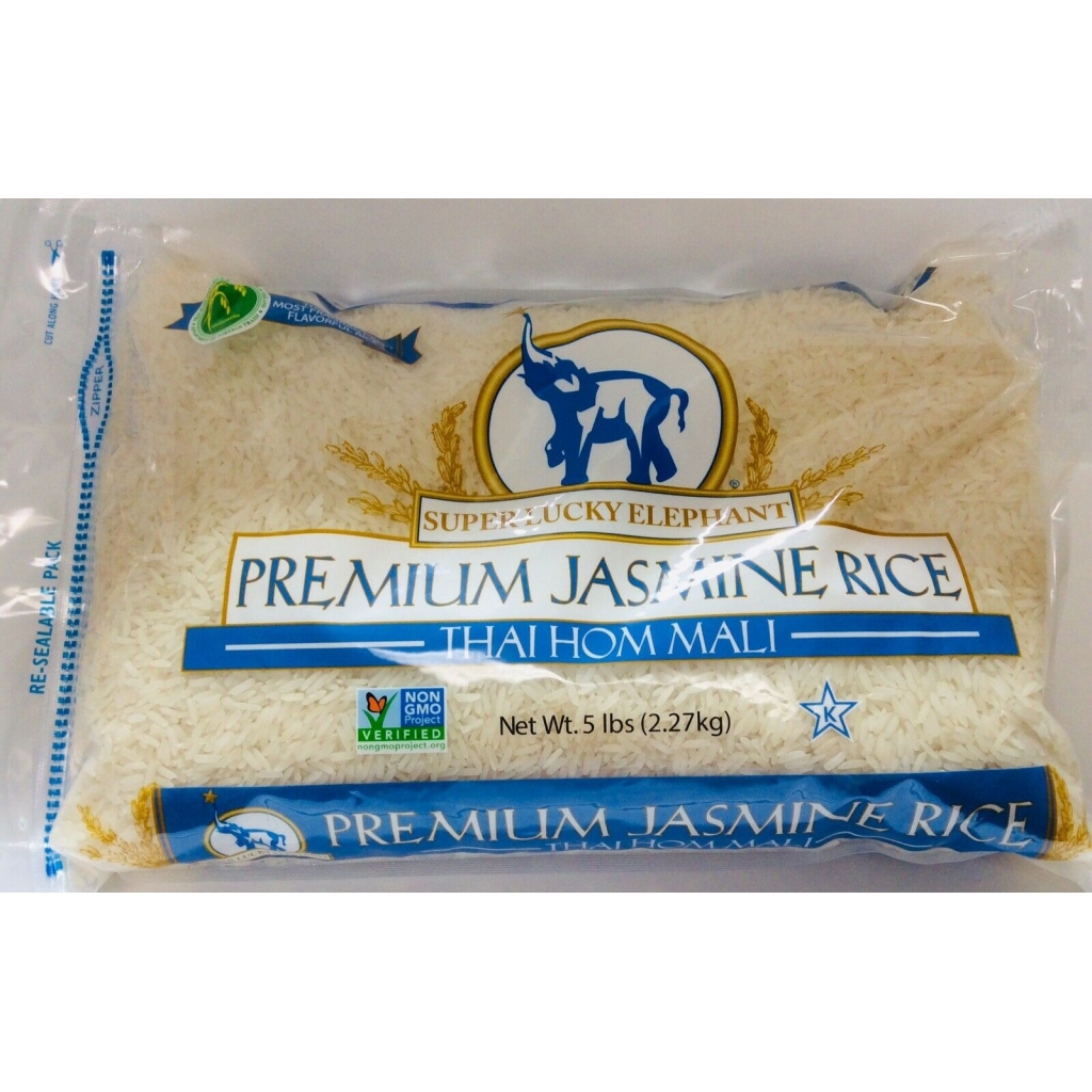 Premium Thai Hom Mali Jasmine Rice - 5 lb