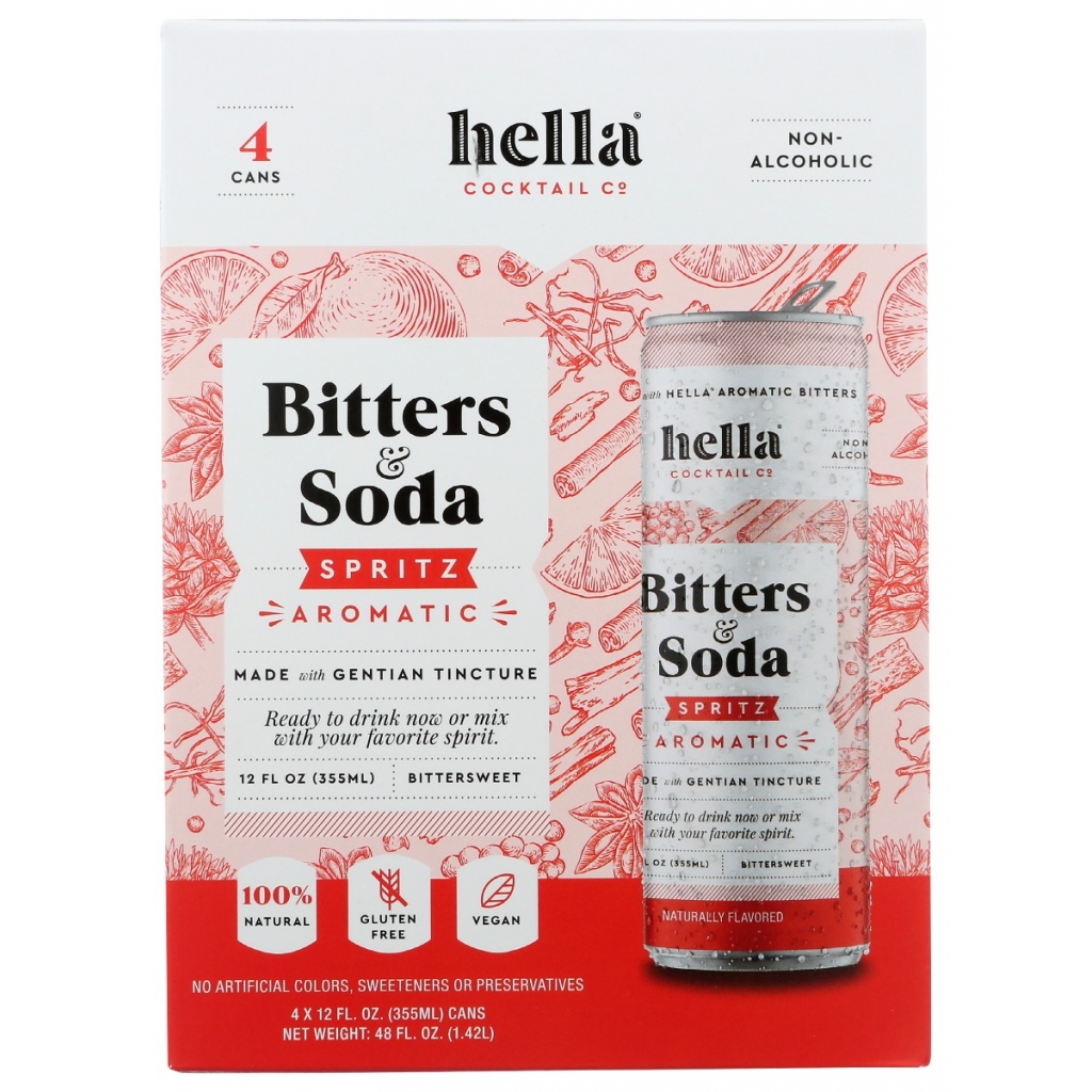 Bitters & Soda Aromatic 4Pk - 48 fl oz