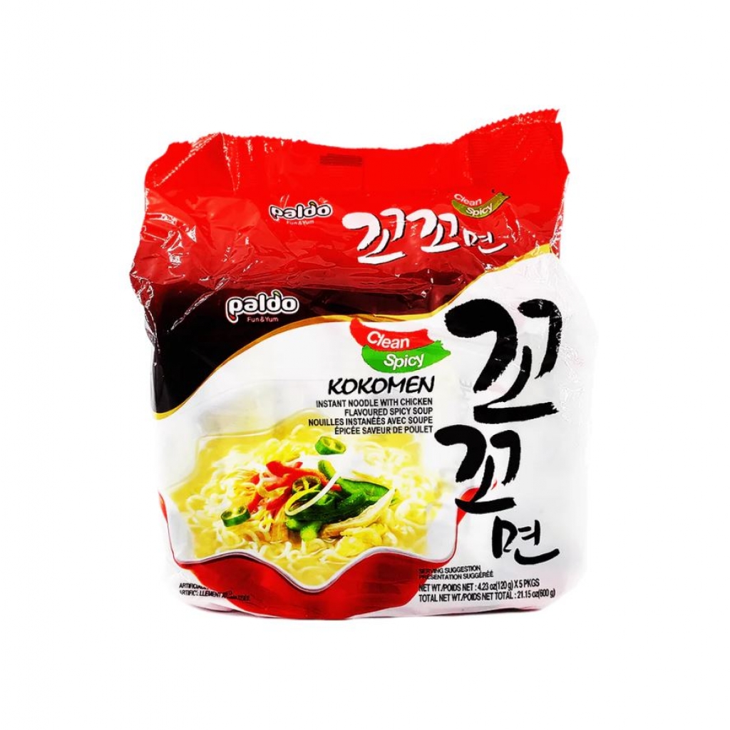 Kokomen Spicy Chicken Instant Noodles, 5 Count, 21.15 oz