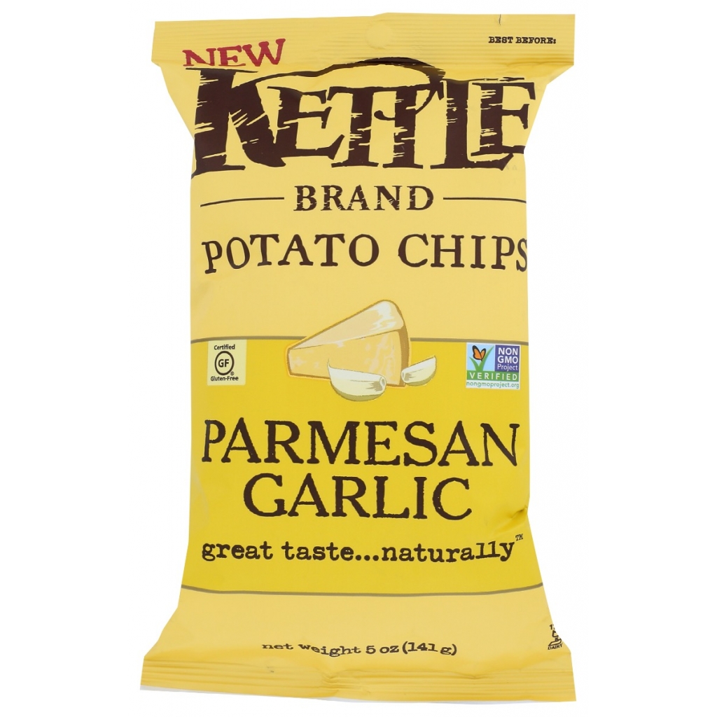 Kettle Brand Garlic Parmesan Chips, 5 oz