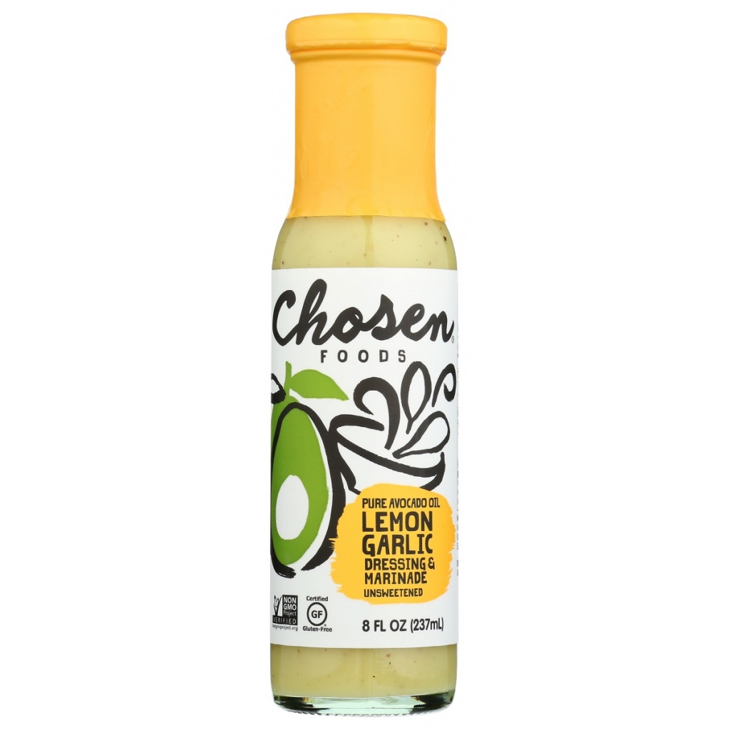 Chosen Foods Avocado-Oil Based Lemon Garlic Dressing, 8 oz