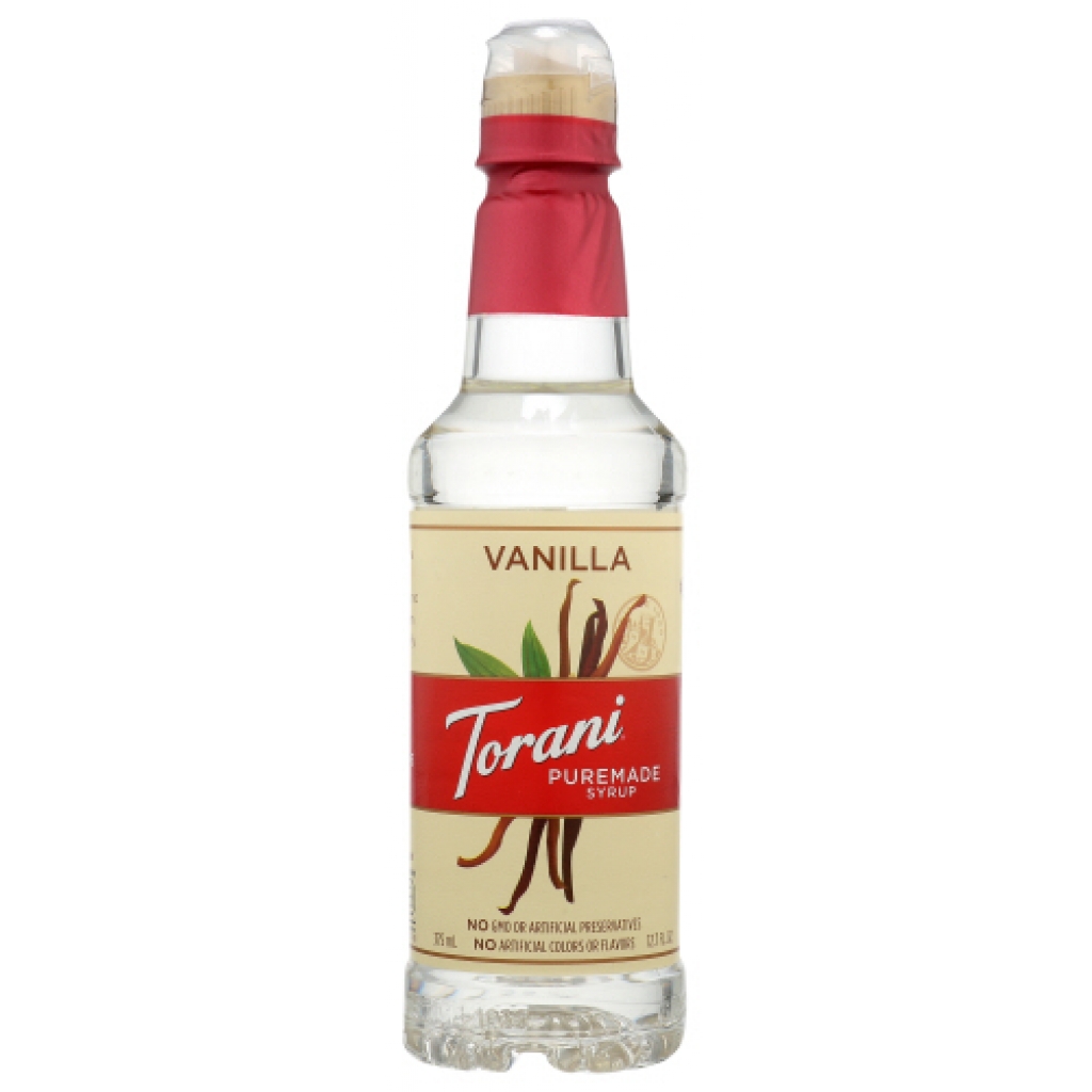 Puremade Vanilla Syrup - Gourmet Flavoring, 375 ml