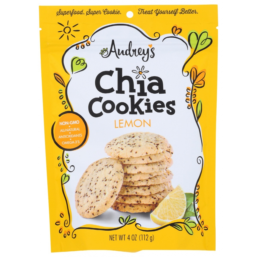 Audrey's Cookie Chia Lemon - 4 oz