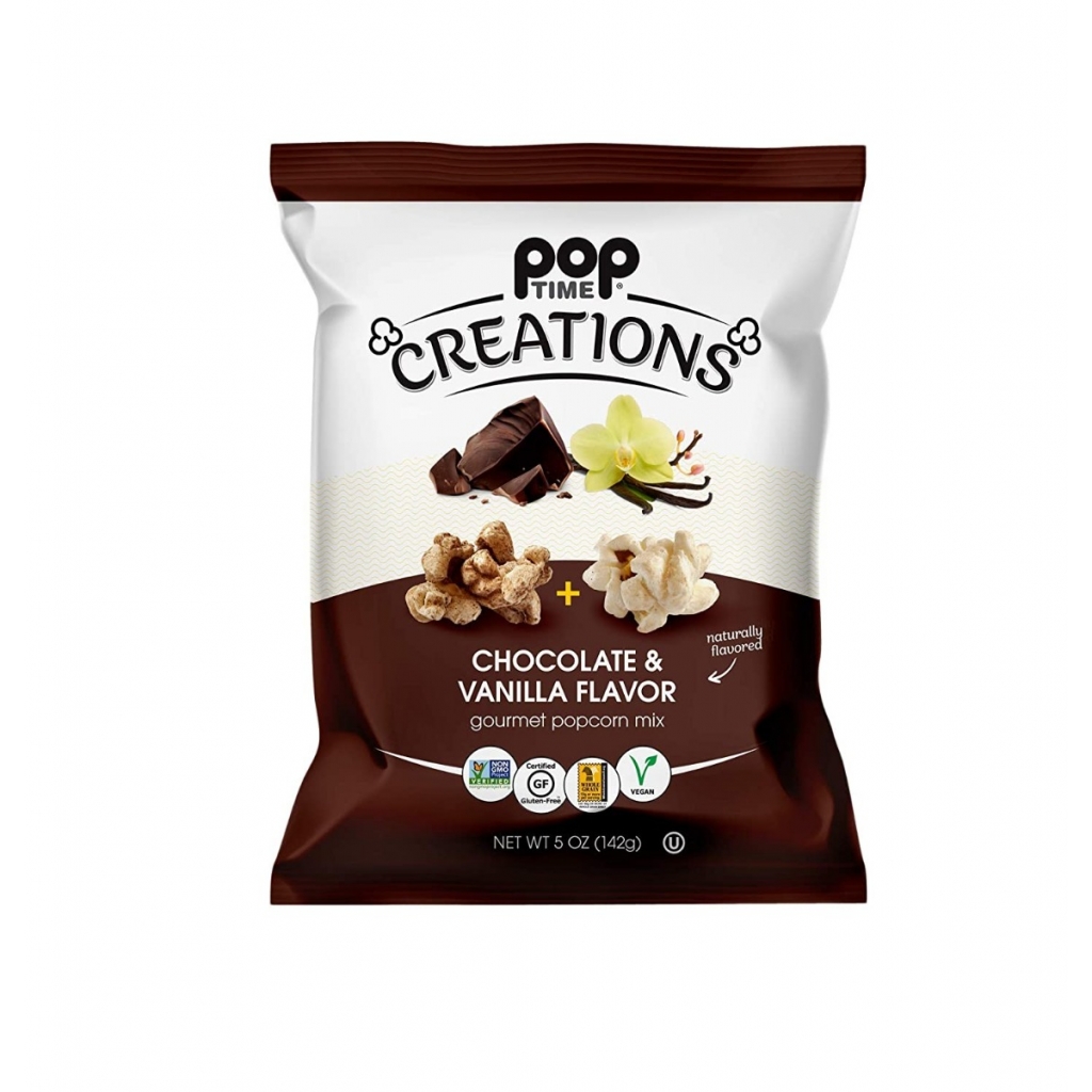 Savory Chocolate & Vanilla Gourmet Popcorn Mix