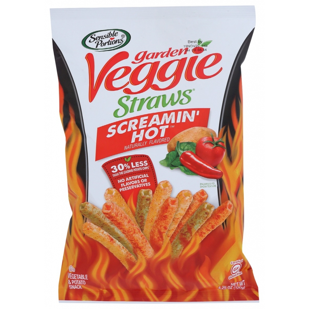 Screamin' Hot Garden Veggie Straws - 4.25 oz