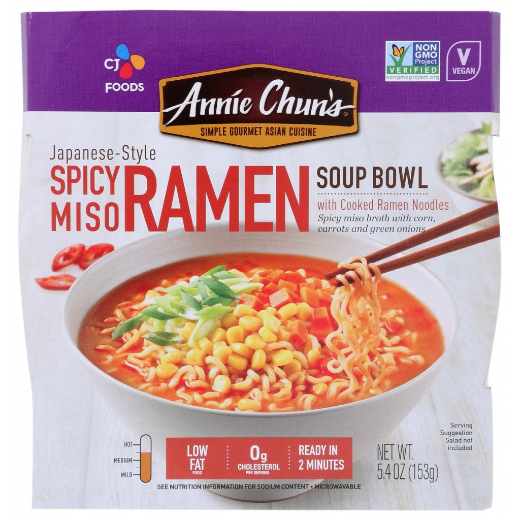 Spicy Miso Ramen Soup Bowl, 5.4 oz