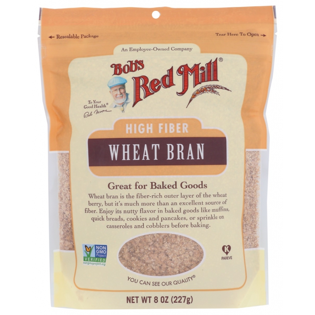 Nutrient-Rich Wheat Bran - 8 oz