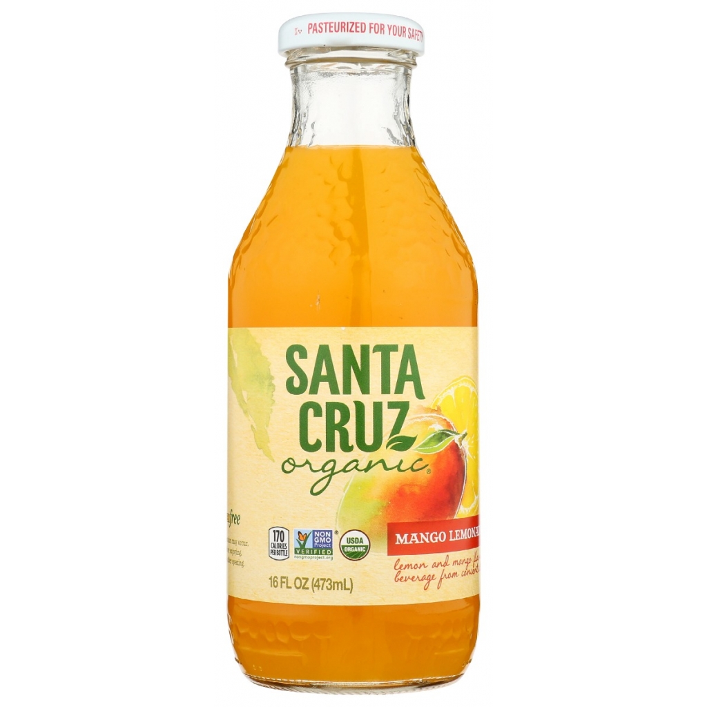 Santa Cruz Organic Mango Lemonade - 16 fl oz