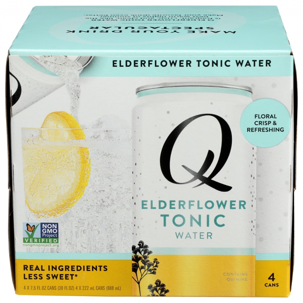 Elderflower Tonic Water - 4 Pack, 30 fl oz