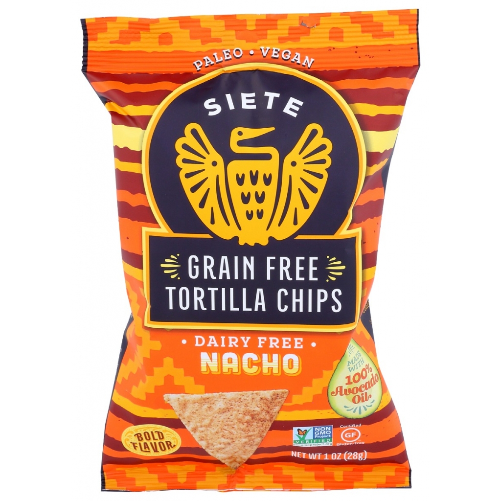 Grain-Free Nacho Tortilla Chips, 1 oz